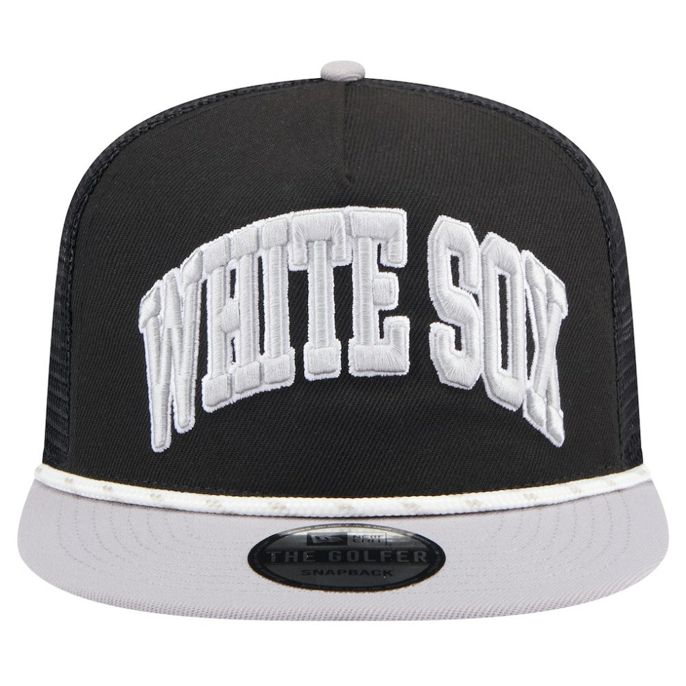 Chicago White Sox New Era Throwback Meshback Golfer Hat - MLB