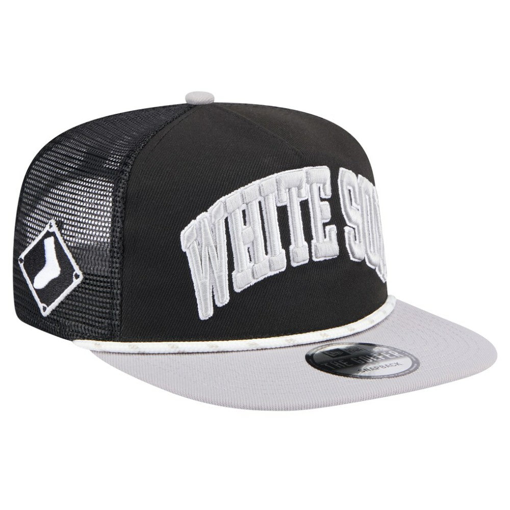 Chicago White Sox New Era Throwback Meshback Golfer Hat - MLB
