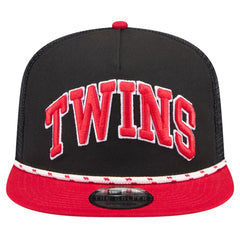 Minnesota Twins New Era Throwback Meshback Golfer Hat - MLB
