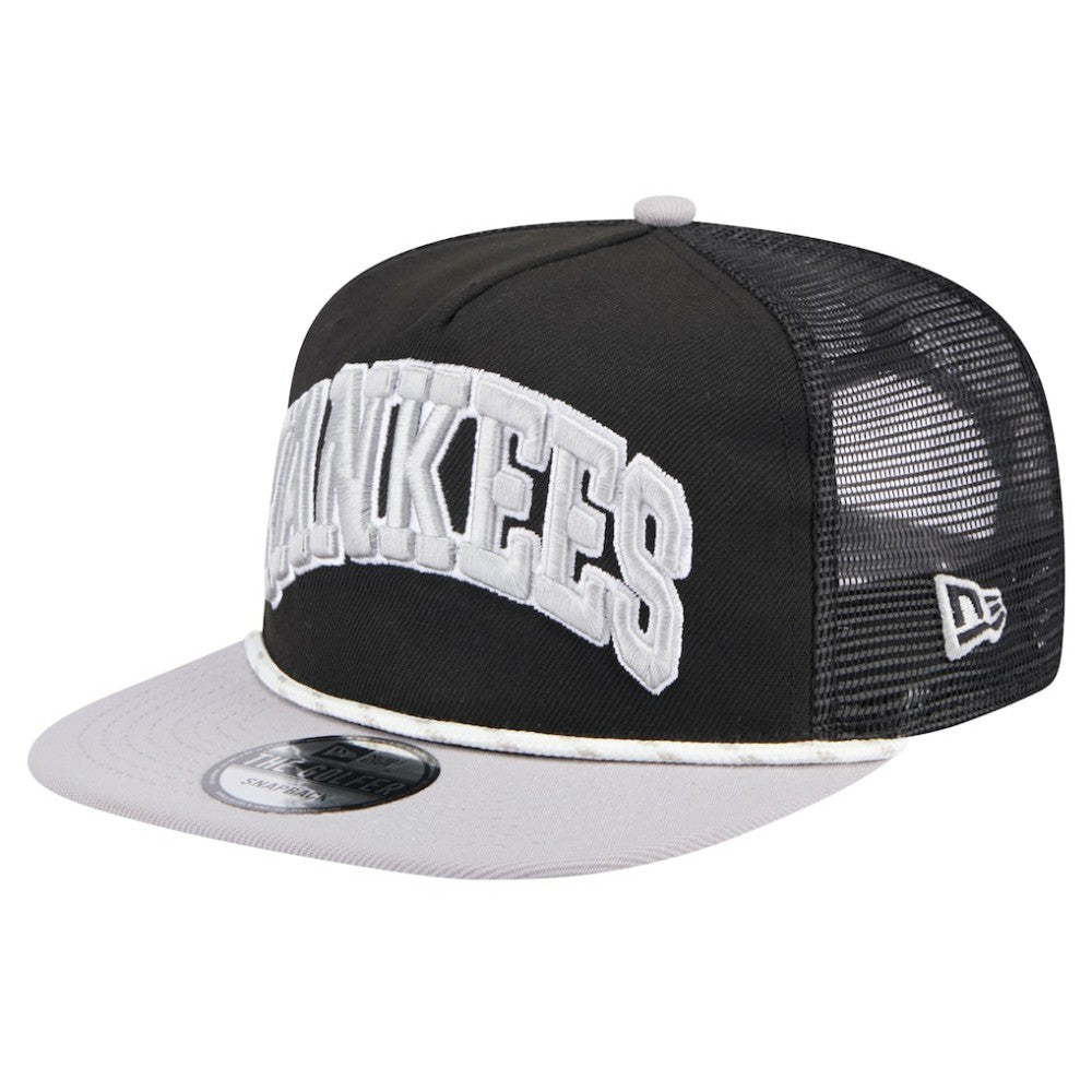 New York Yankees New Era Throwback Meshback Golfer Hat - MLB