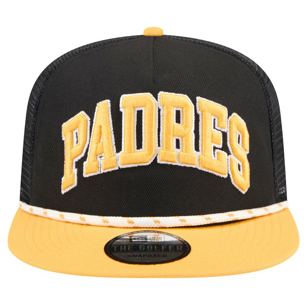 San Diego Padres New Era Throwback Meshback Golfer Hat - MLB