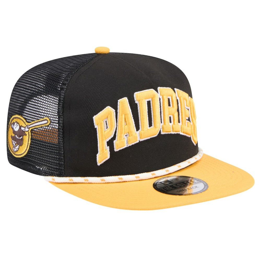 San Diego Padres New Era Throwback Meshback Golfer Hat - MLB