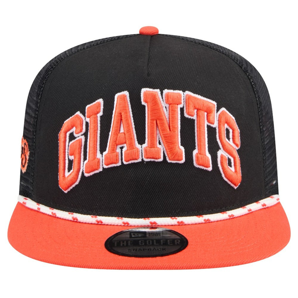 San Francisco Giants New Era Throwback Meshback Golfer Hat - MLB