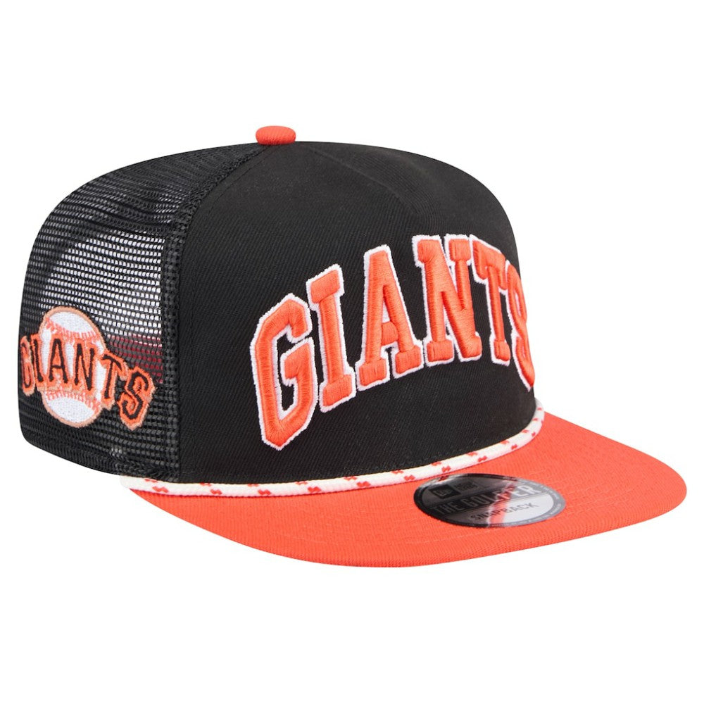 San Francisco Giants New Era Throwback Meshback Golfer Hat - MLB