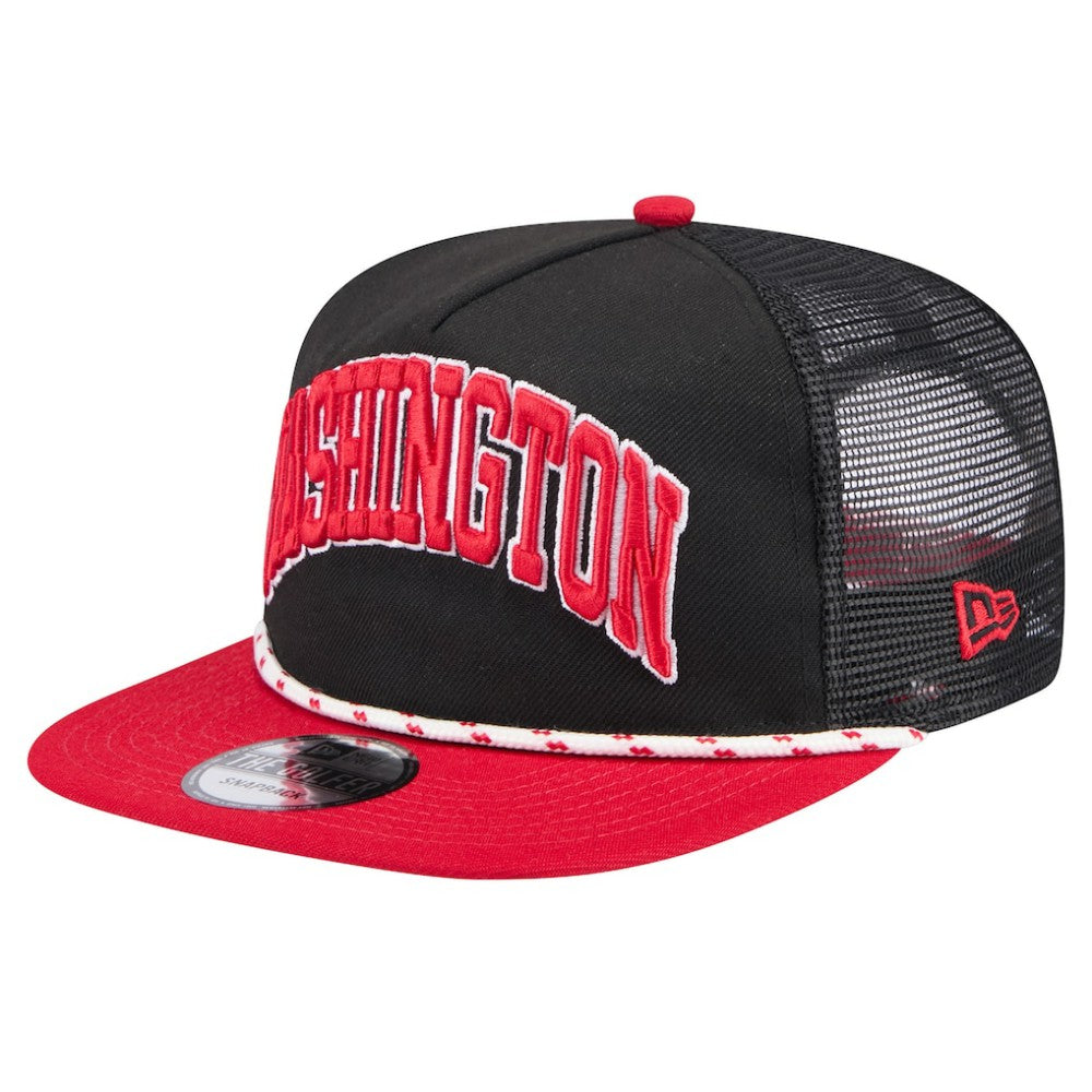 Washington Nationals New Era Throwback Meshback Golfer Hat - MLB