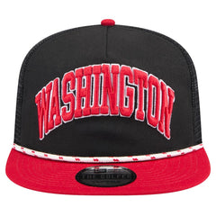 Washington Nationals New Era Throwback Meshback Golfer Hat - MLB