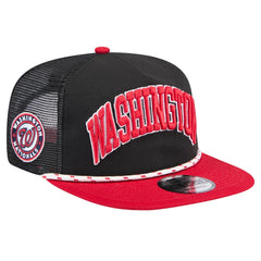 Washington Nationals New Era Throwback Meshback Golfer Hat - MLB