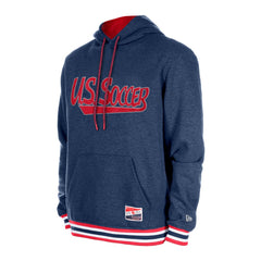 USMNT 5th & Ocean by New Era Throwback Fleece Pullover Hoodie Navy | New Era Sale