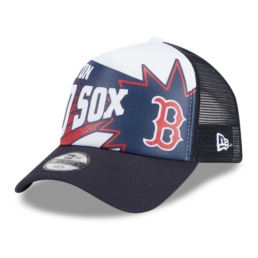 Boston Red Sox New Era Youth Boom 9FORTY Adjustable Hat - MLB