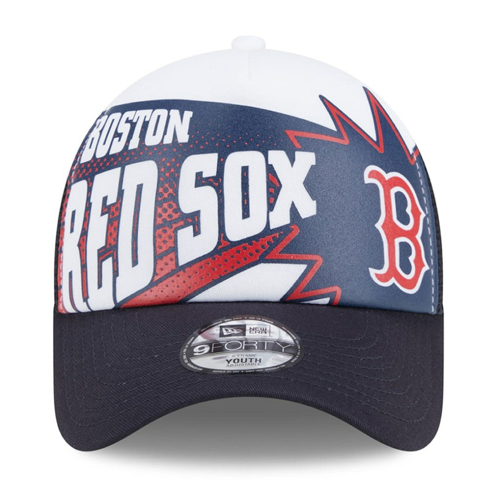 Boston Red Sox New Era Youth Boom 9FORTY Adjustable Hat - MLB