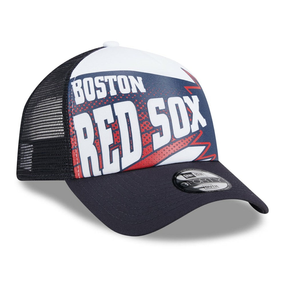 Boston Red Sox New Era Youth Boom 9FORTY Adjustable Hat - MLB