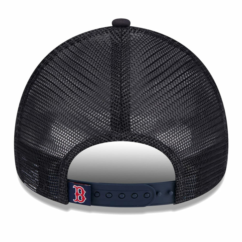 Boston Red Sox New Era Women's Throwback Team Foam Front A-Frame Trucker 9FORTY Adjustable Hat - MLB