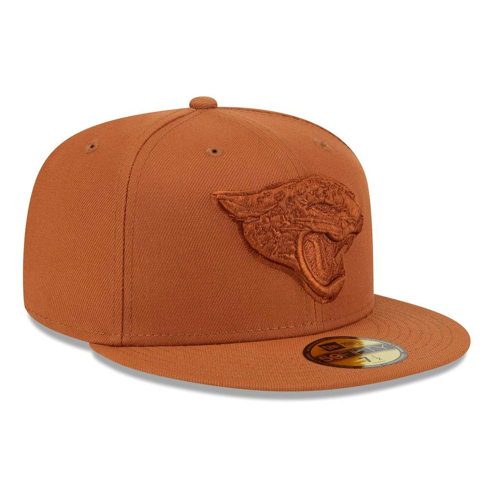 Jacksonville Jaguars New Era Color Pack 59FIFTY Fitted Hat Brown | NFL
