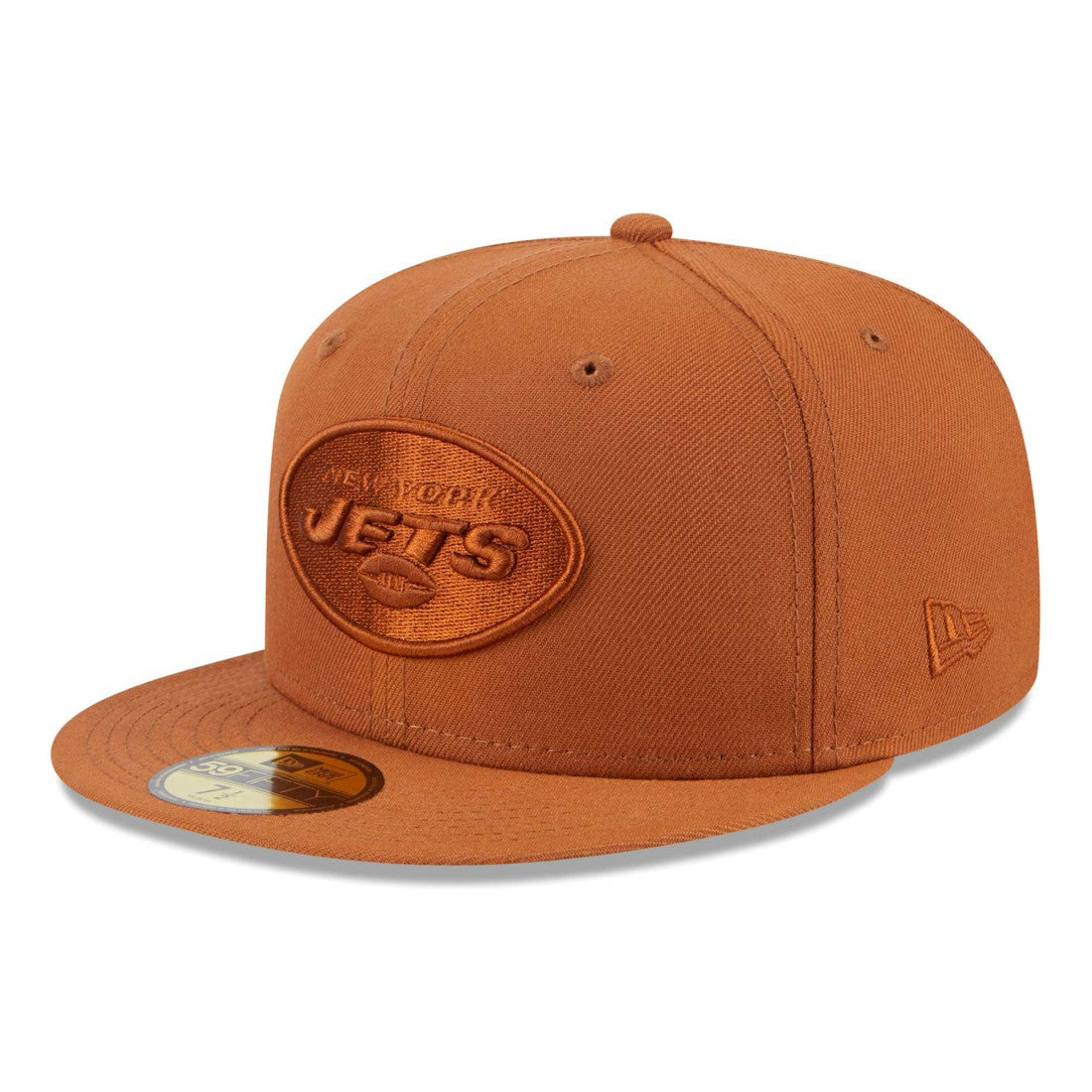 New York Jets New Era Color Pack 59FIFTY Fitted Hat Brown | NFL