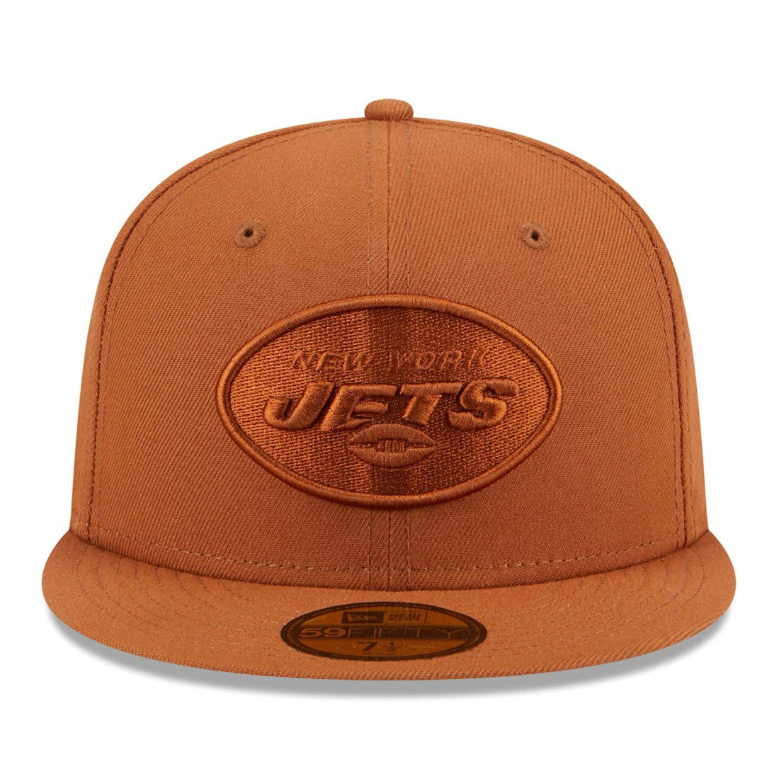 New York Jets New Era Color Pack 59FIFTY Fitted Hat Brown | NFL