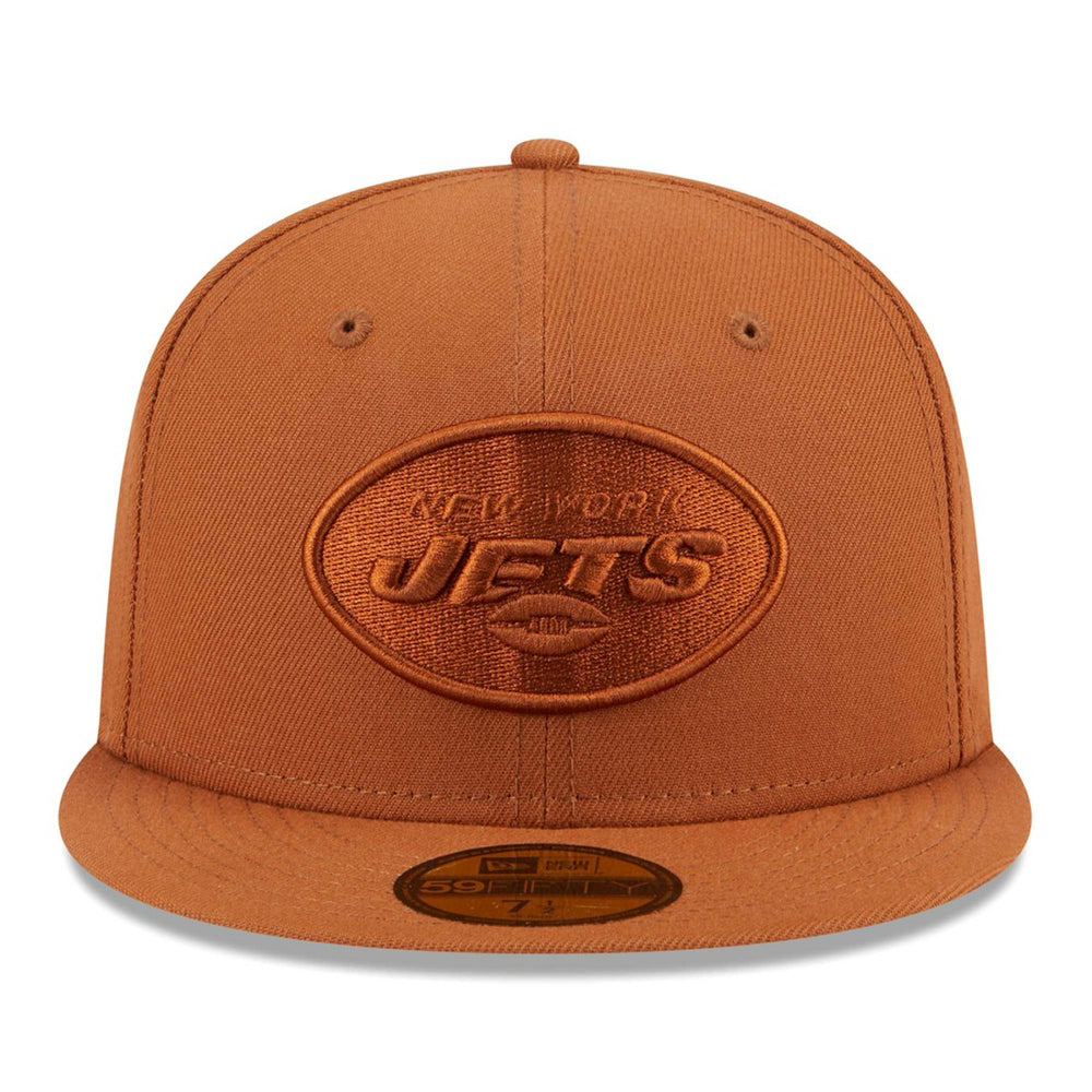 New York Jets New Era Color Pack 59FIFTY Fitted Hat Brown | NFL