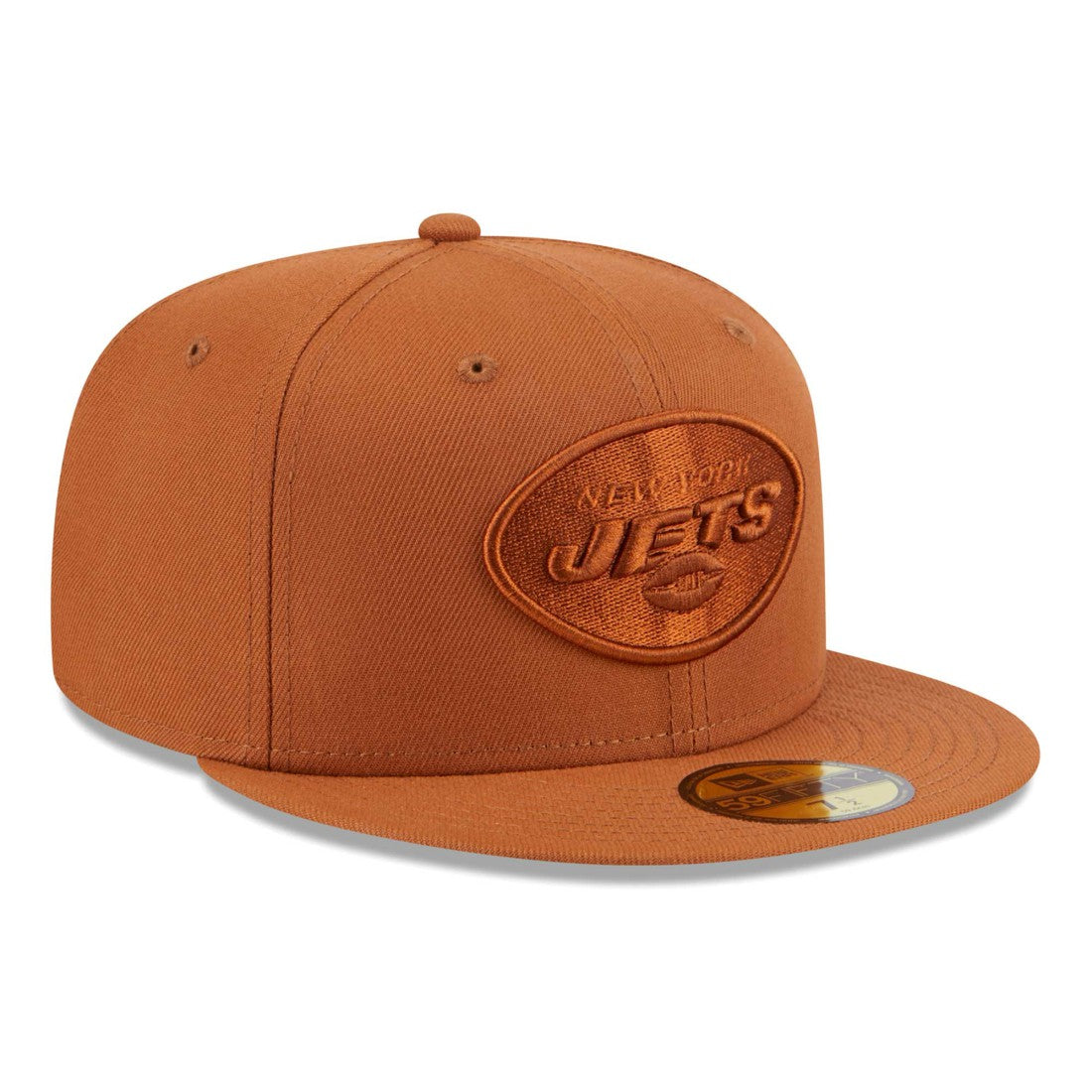 New York Jets New Era Color Pack 59FIFTY Fitted Hat Brown | NFL