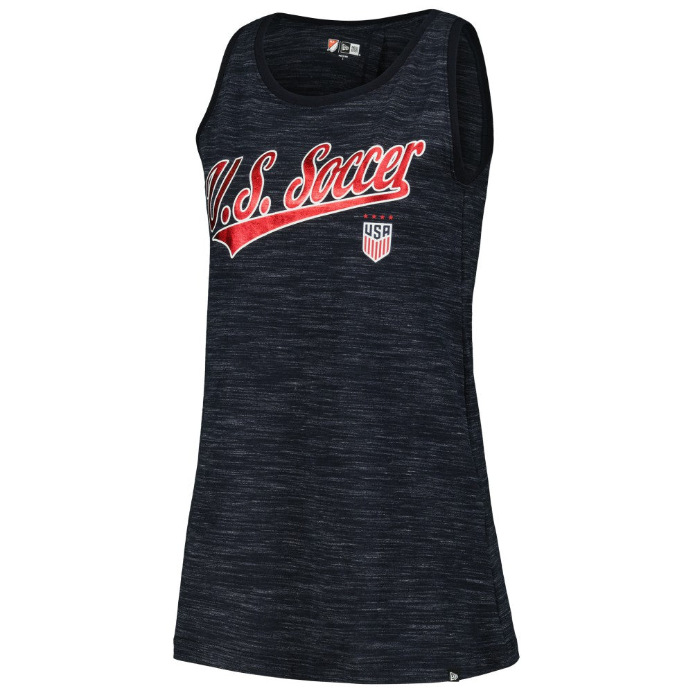 USWNT 5th & Ocean by New Era Women's Athletic Cross Back Tank Top Navy | New Era online