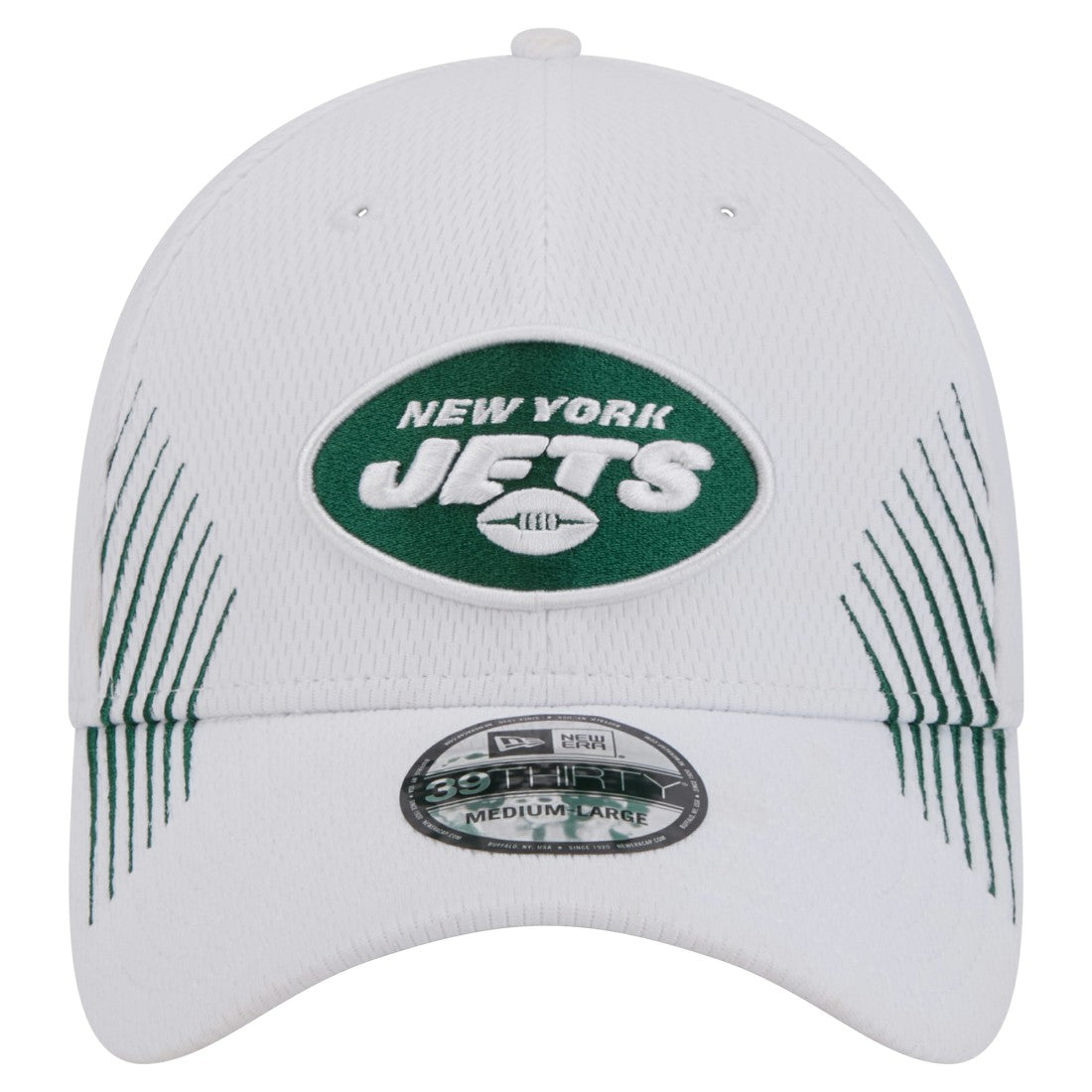 New York Jets New Era Active 39THIRTY Flex Hat White | NFL