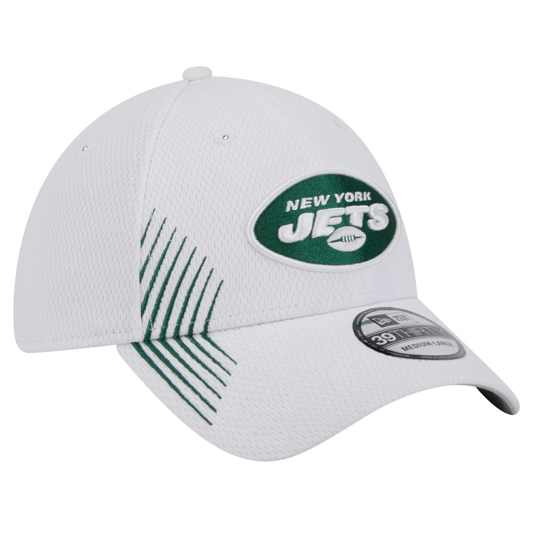 New York Jets New Era Active 39THIRTY Flex Hat White | NFL