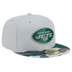 New York Jets New Era Active Camo 59FIFTY Fitted Hat Gray | NFL