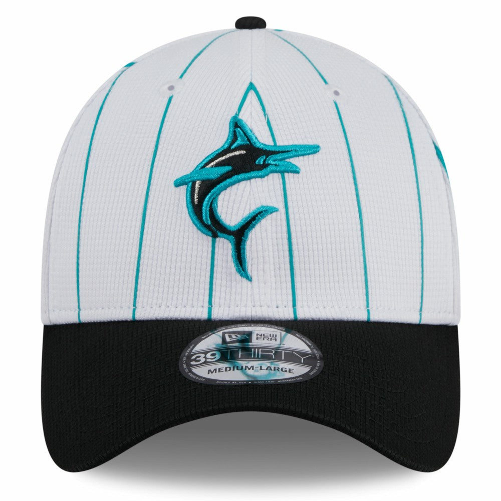 Miami Marlins New Era 2025 Batting Practice 39THIRTY Flex Hat - MLB