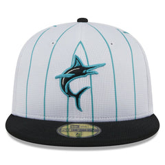 Miami Marlins New Era 2025 Batting Practice 59FIFTY Fitted Hat - MLB