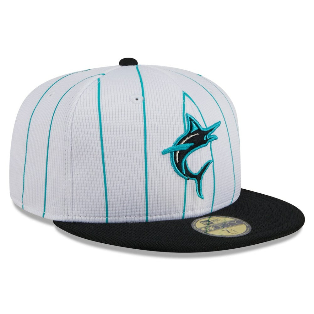 Miami Marlins New Era 2025 Batting Practice 59FIFTY Fitted Hat - MLB