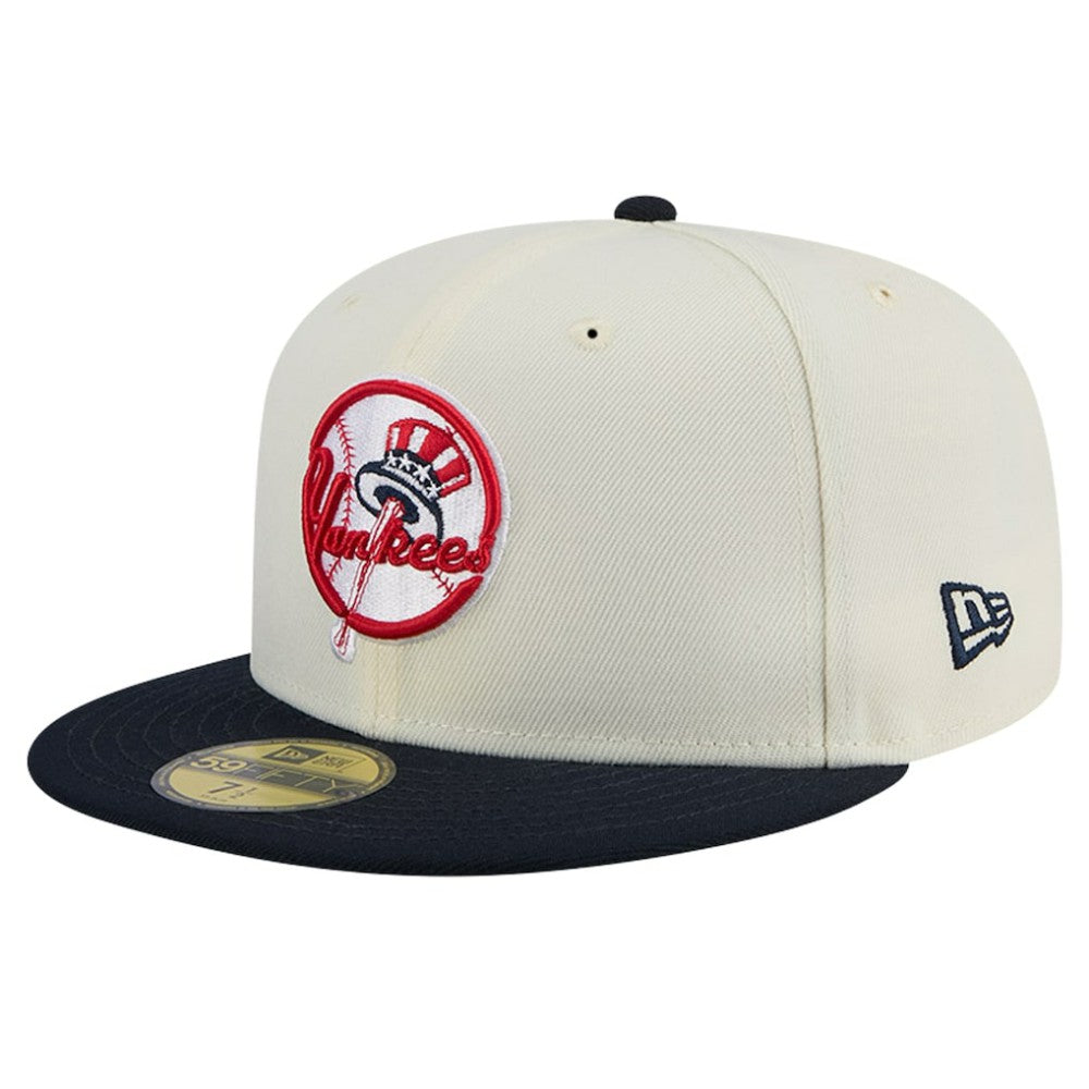 New York Yankees New Era Top Hat Chrome 59FIFTY Fitted Hat - MLB