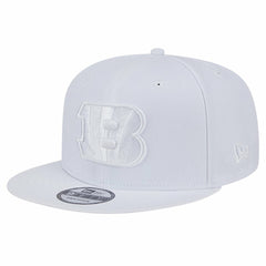 Cincinnati Bengals New Era Main White on White 9FIFTY Snapback Hat | NFL