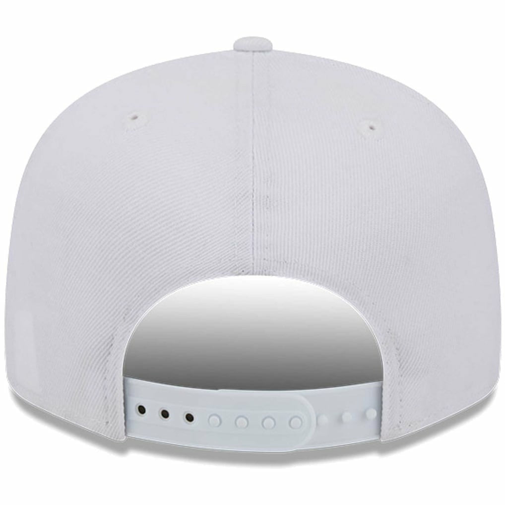 Miami Dolphins New Era Main White on White 9FIFTY Snapback Hat | NFL