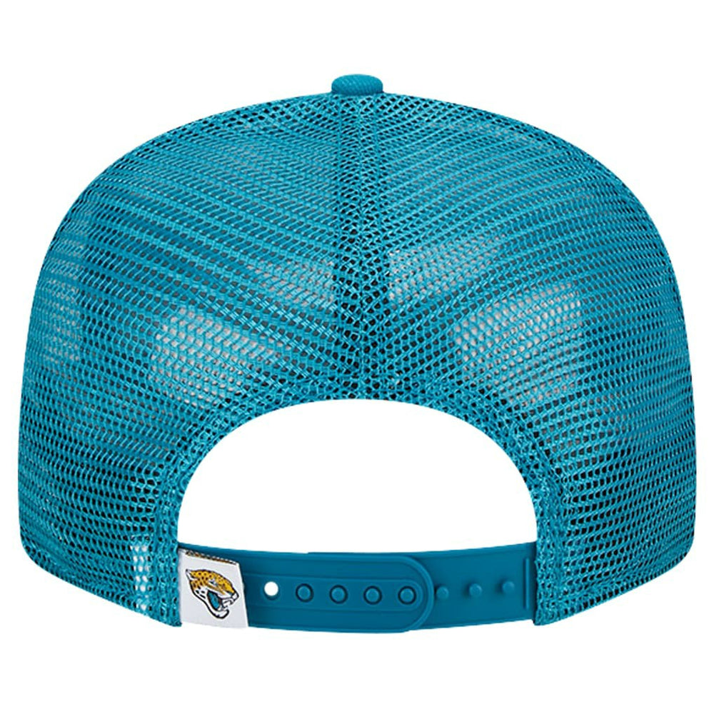 Jacksonville Jaguars New Era Main Trucker 9FIFTY Snapback Hat Teal | NFL