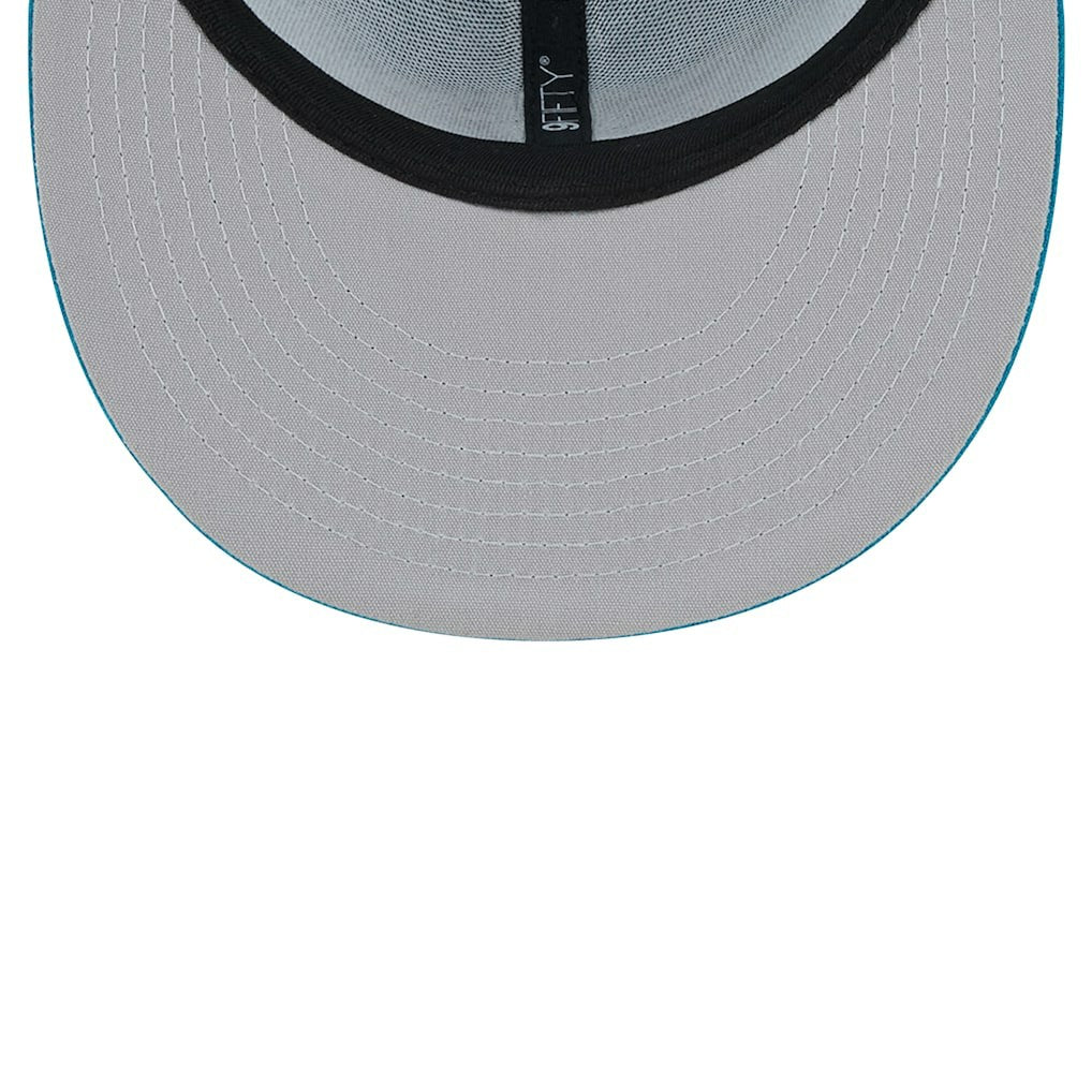 Jacksonville Jaguars New Era Main Trucker 9FIFTY Snapback Hat Teal | NFL