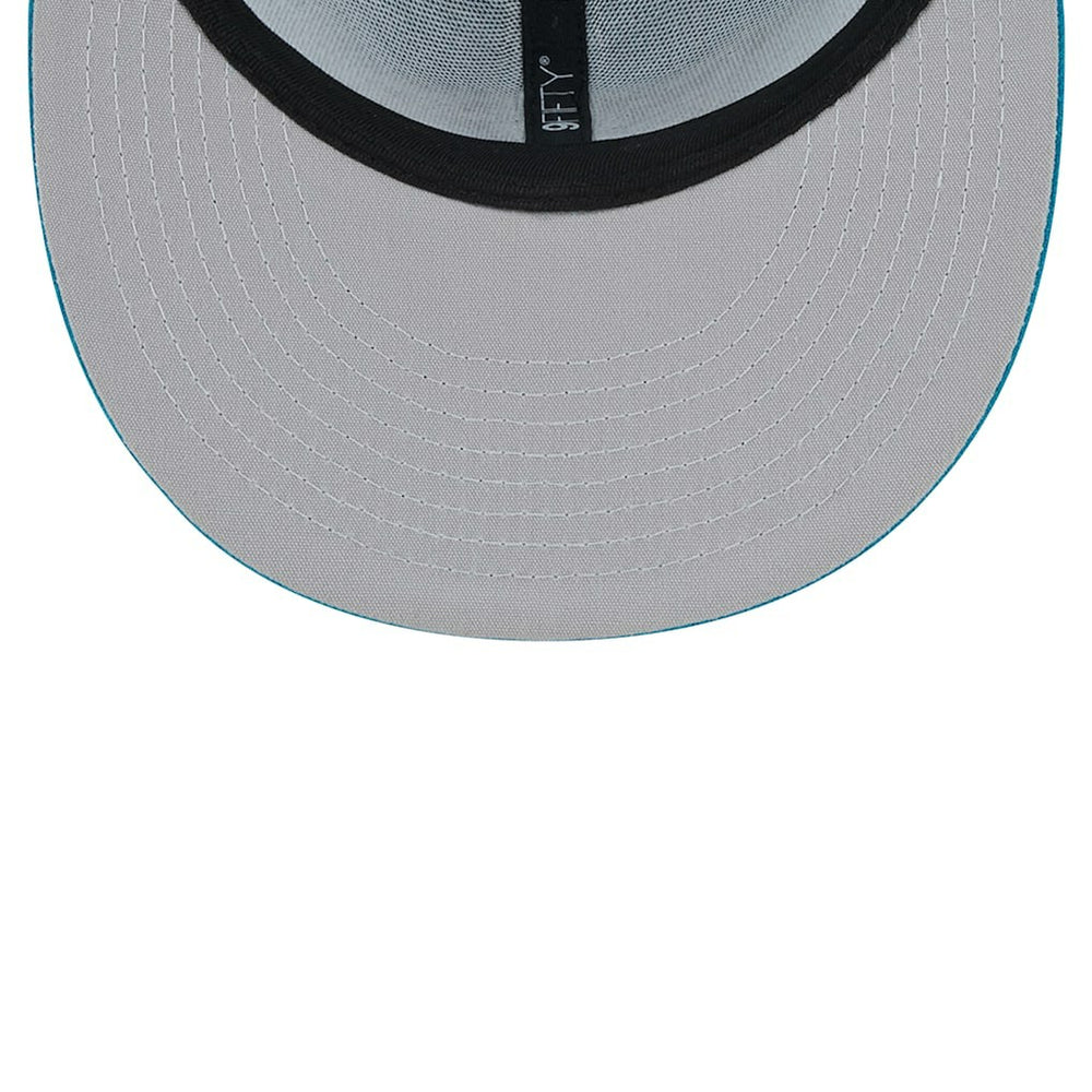 Jacksonville Jaguars New Era Main Trucker 9FIFTY Snapback Hat Teal | NFL