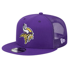 Minnesota Vikings New Era Main Trucker 9FIFTY Snapback Hat Purple | NFL