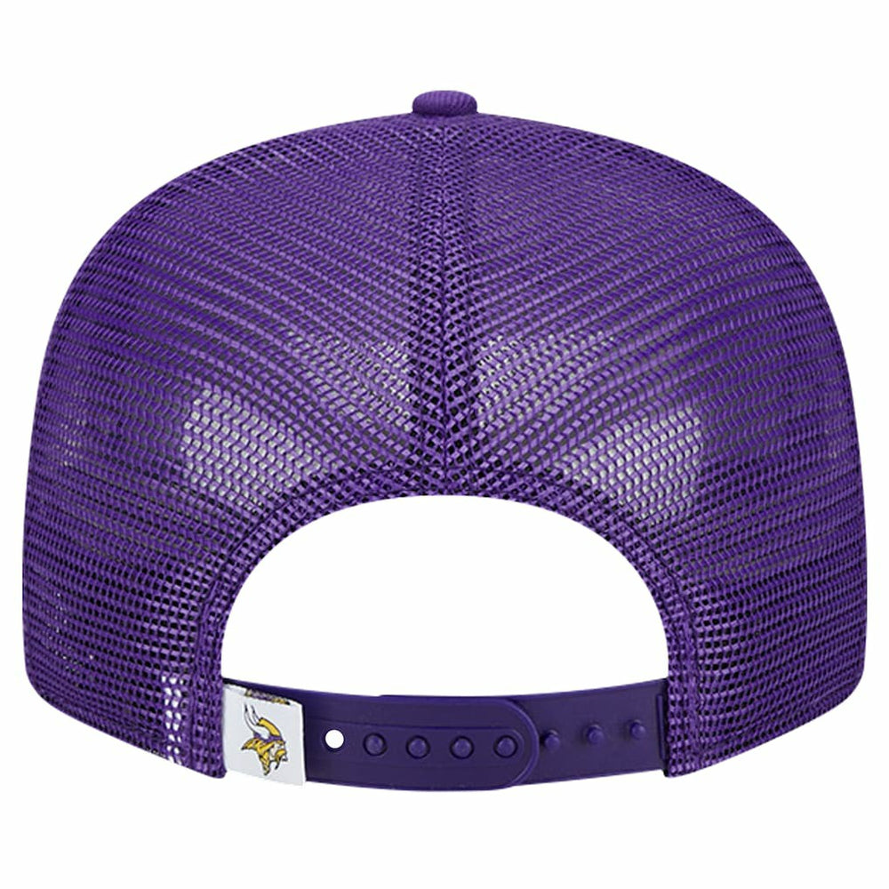 Minnesota Vikings New Era Main Trucker 9FIFTY Snapback Hat Purple | NFL