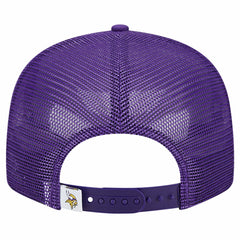 Minnesota Vikings New Era Main Trucker 9FIFTY Snapback Hat Purple | NFL