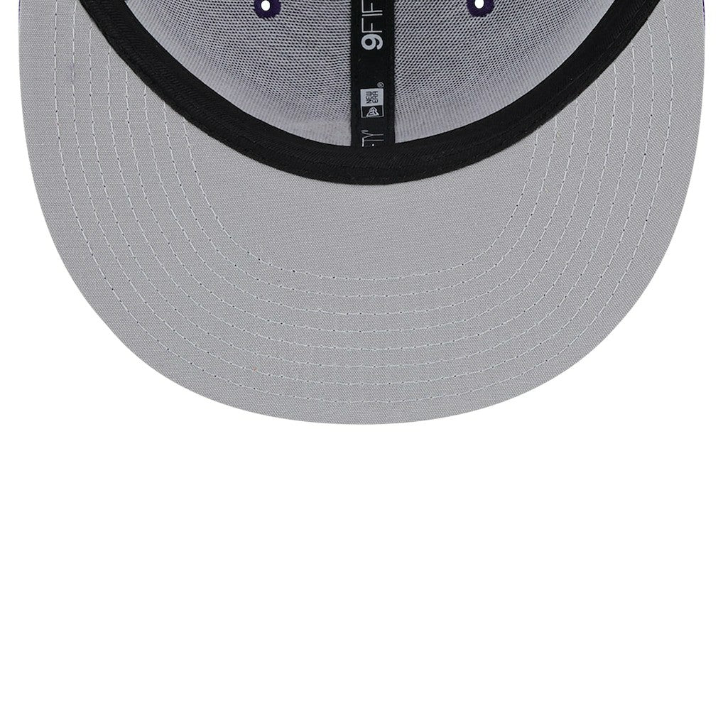 Minnesota Vikings New Era Main Trucker 9FIFTY Snapback Hat Purple | NFL