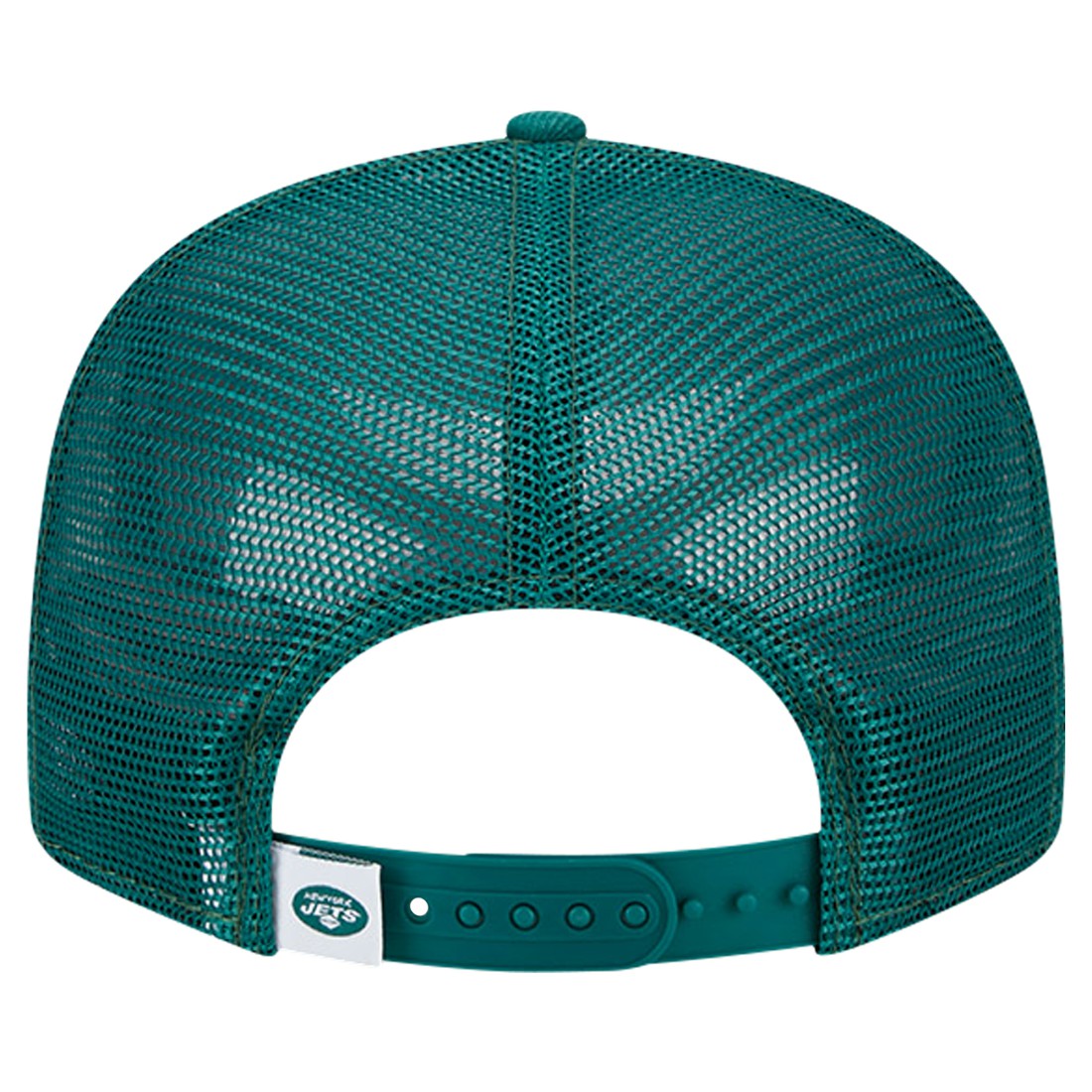 New York Jets New Era Main Trucker 9FIFTY Snapback Hat Green | NFL