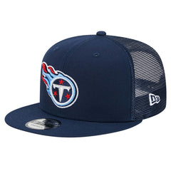 Tennessee Titans New Era Main Trucker 9FIFTY Snapback Hat Navy | NFL