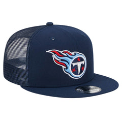 Tennessee Titans New Era Main Trucker 9FIFTY Snapback Hat Navy | NFL