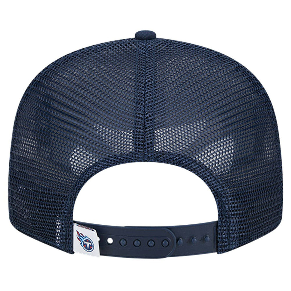 Tennessee Titans New Era Main Trucker 9FIFTY Snapback Hat Navy | NFL