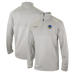 Golden State Warriors Omni-Wick Rockin' It Quarter-Zip Pullover Top Heather Gray - NBA