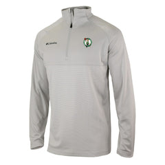 Boston Celtics Omni-Wick Rockin' It Quarter-Zip Pullover Top Heather Gray - NBA