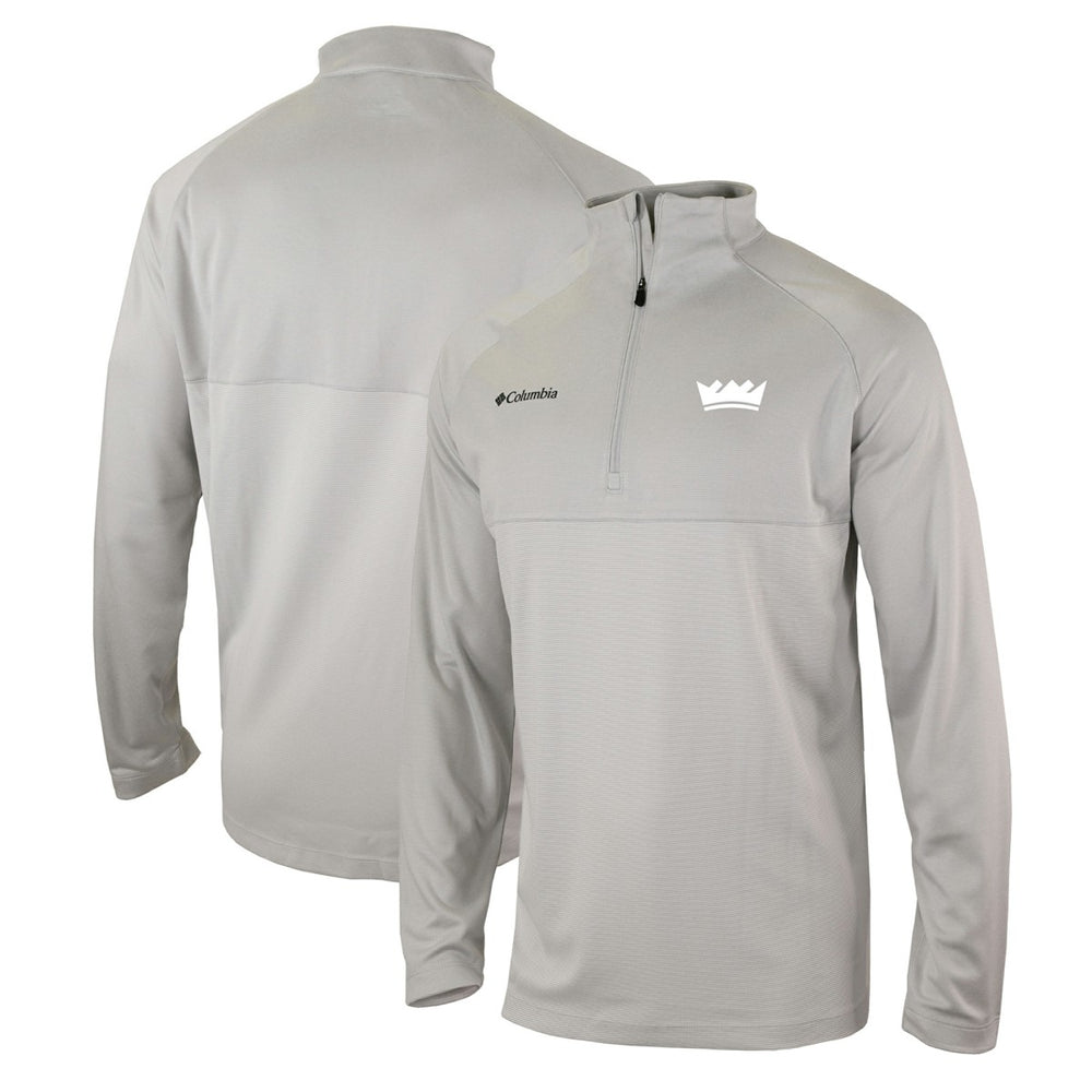 Sacramento Kings Omni-Wick Rockin' It Quarter-Zip Pullover Top Heather Gray - NBA