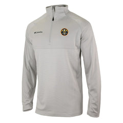Denver Nuggets Omni-Wick Rockin' It Quarter-Zip Pullover Top Heather Gray - NBA