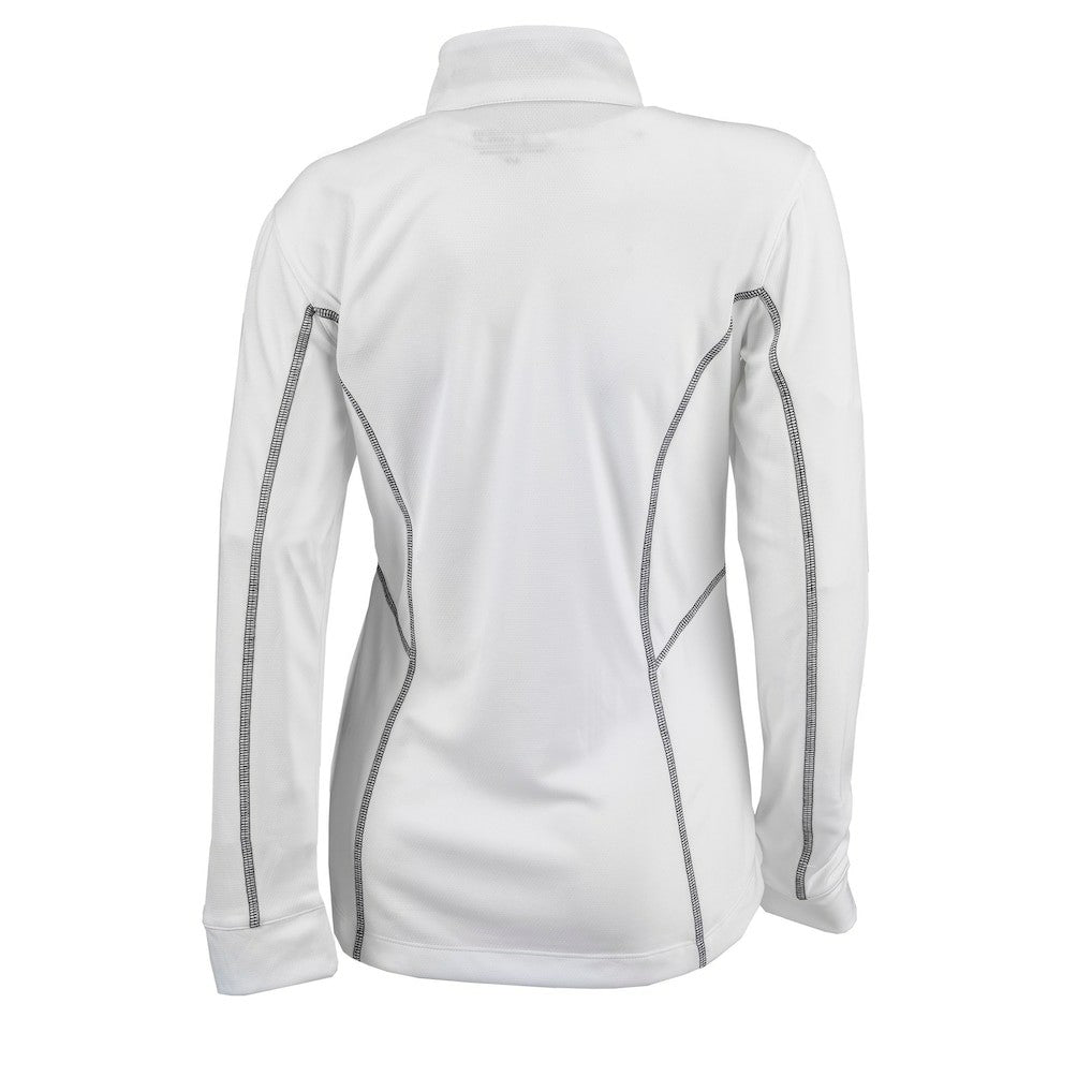 Boston Celtics Women's Omni-Wick Shotgun Quarter-Zip Pullover Top White - NBA
