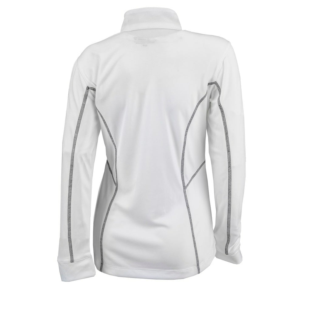 Boston Celtics Women's Omni-Wick Shotgun Quarter-Zip Pullover Top White - NBA