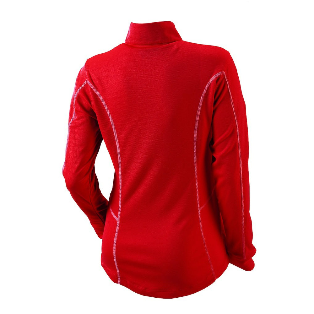 New Orleans Pelicans Women's Omni-Wick Shotgun Quarter-Zip Pullover Top Red - NBA