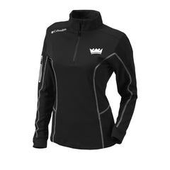 Sacramento Kings Women's Omni-Wick Shotgun Quarter-Zip Pullover Top Black - NBA